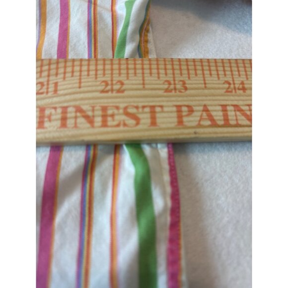 Lands End Mens Multicolor Striped Button-Down Shirt Size 16 1/2 36-37 tall - Picture 6 of 11